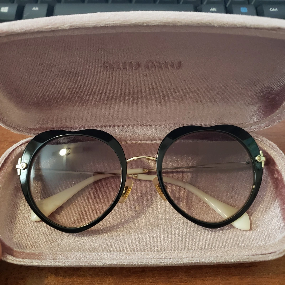 Heart Women's Miu Miu Sunglasses for sale | eBay