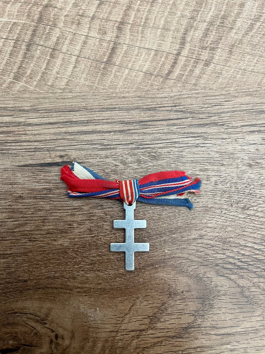 Broche Croix De Lorraine Jeanne D'Arc - Arthus Bertrand - Insigne Rare