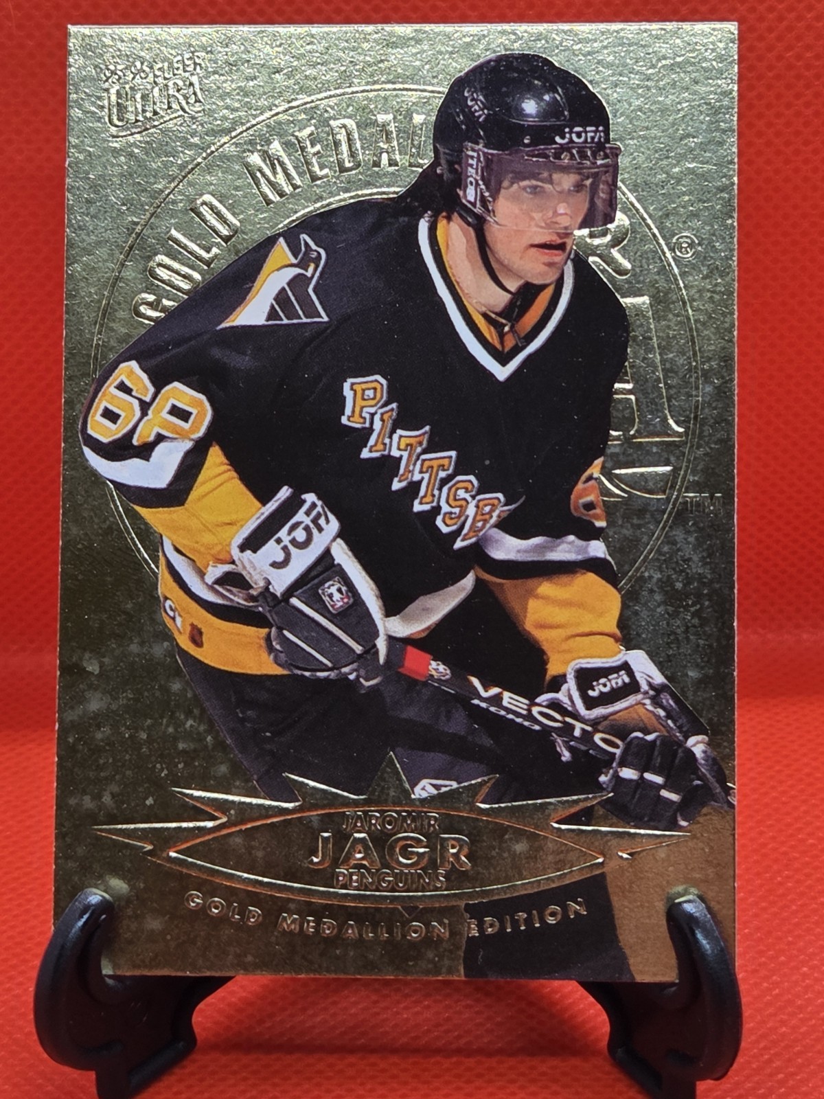 💥Jaromir Jagr #123💥1995-96 Fleer Ultra Gold Medallion Edition PENGUINS