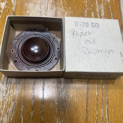 1 Atlas Sound D-20GB 2'' Replacement Diaphragm for Klipsch K-55 V PD-5VH PD-5V