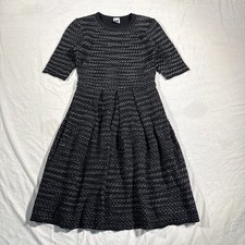 Missoni A Line Knit Dress Black