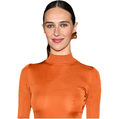 Devon Lee Carlson (Orange Kleid) Half Body Buddy Cutout