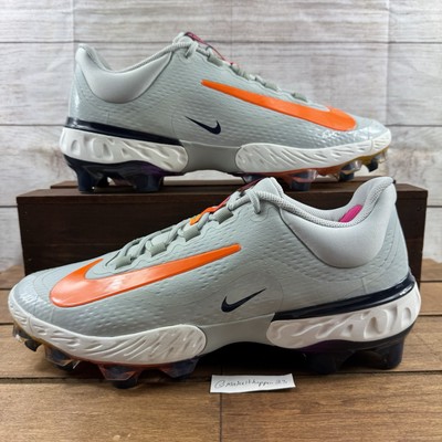 Nike Alpha Huarache Elite 4 Low MCS Baseball Cleat's Grey HF1137