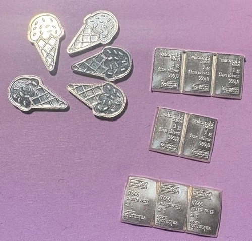 LOT of (13) Grams of .999 FINE SILVER • Valcambi Suisse  Bars + ⭐️⭐️⭐️⭐️⭐️