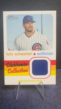 2020 Topps Heritage - Clubhouse Collection Relics Kyle Schwarber #CCR-KS