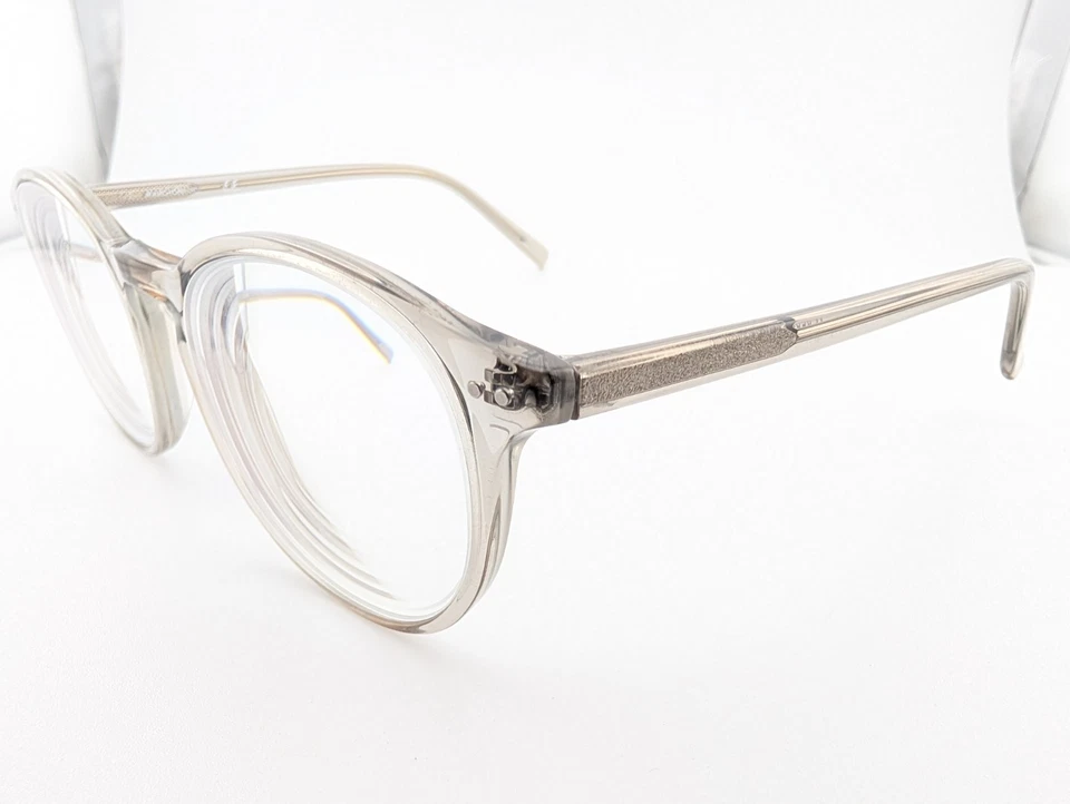 Marchon NYC Eyeglasses, Frames Only, M-8503 020, 50-19-145, Plastic, Clear Gray - Image 4 of 4