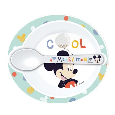 Baby Schüssel und Löffel Set Motiv Cool mikrowellengeeignet - Bild 1 von 4