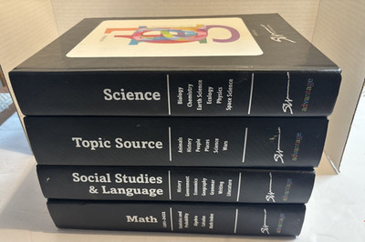 Southwestern Advantage 4 Book Set- Social Studies & Language, Science,math +