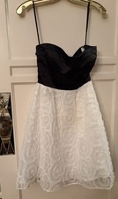 VINTAGE HAILEY LOGAN Adrianna Papell Strapless Satin Party Prom Dress NWT 3/4