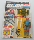 1987 Fast Draw v1 Figure & File Card Vintage G.I. GI Joe 3.75 ARAH *99% Complete