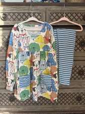 Mini Boden DRESS LEGGINGS SET 7-8 Multi-dogs Cotton