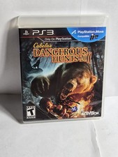 Cabela's Dangerous Hunts 2009 by Activision PS3 Action Adventure T Rated Manual