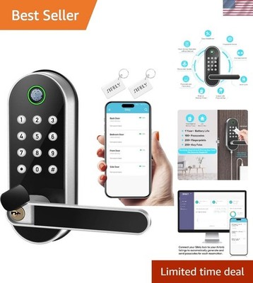 DIY Smart Lock with Fingerprint & Remote Control - Perfect for Homes and Rentals