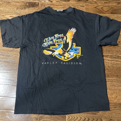 Single Stitch Harley Davidson Cape Coral Harley Davidson 1987 Print Tee Shirt XL