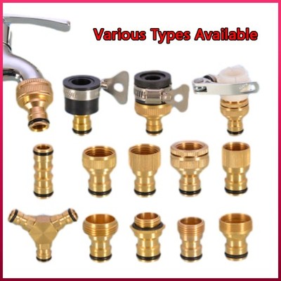 Faucet Adaptor Brass Reducing Fittings Male / Female Thread Joiner
