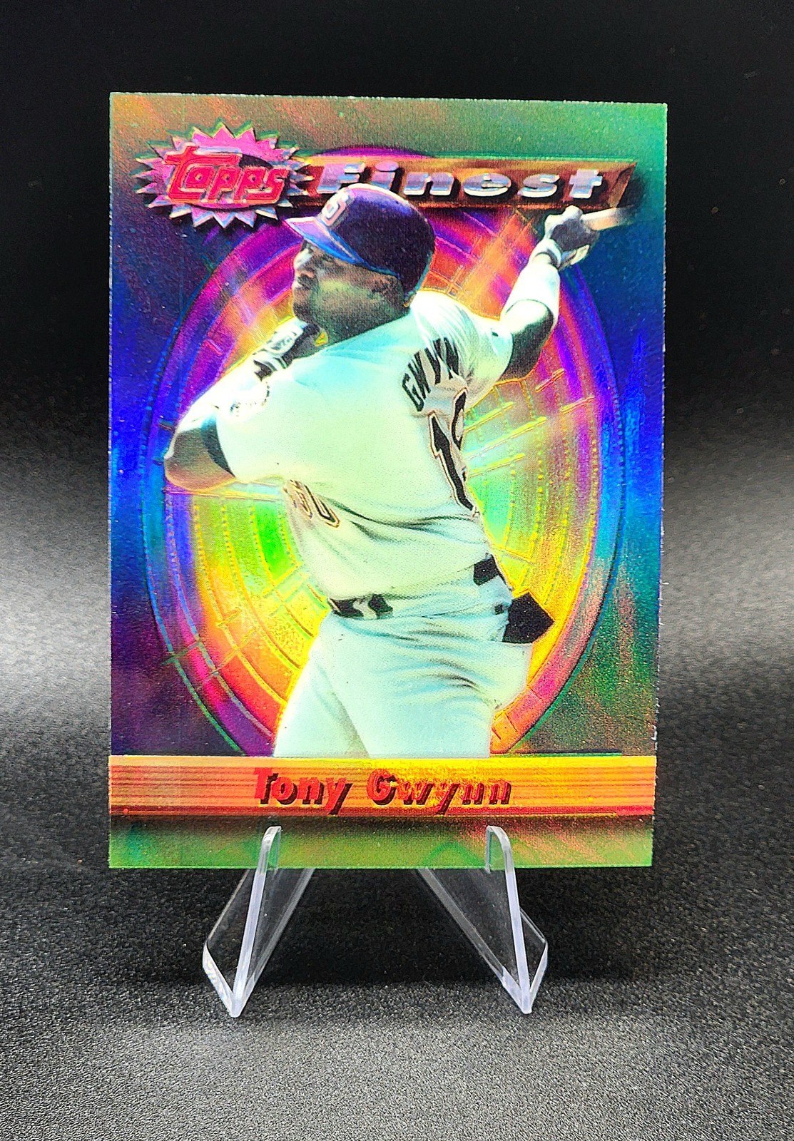 1994 Topps Finest REFRACTOR #201 Tony Gwynn Padres HOF RARE ICONIC PARALLEL