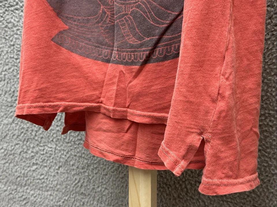 Lucky Brand Tank Top Womens S Red Round Neck Sleeveless Ganesha Deity Graphic - Image 4 of 4