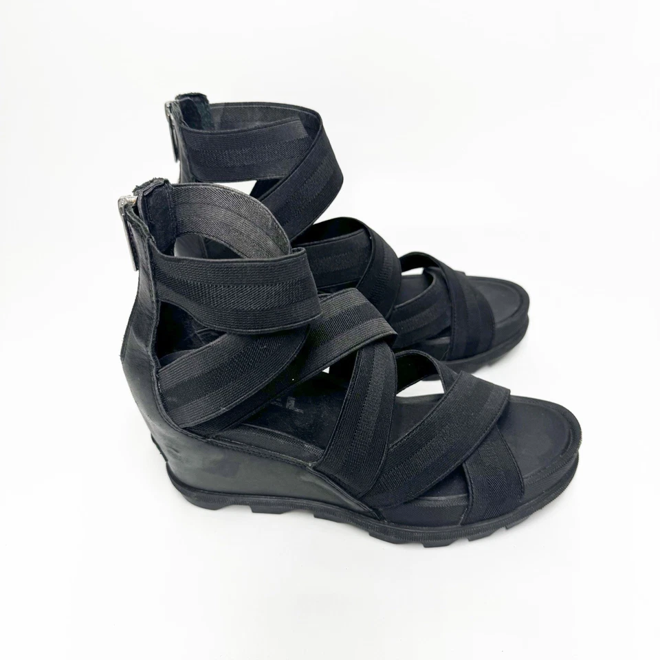 Sorel Women's Joanie II Wedge Strappy Sandal Size 9 Black - Image 2 of 4