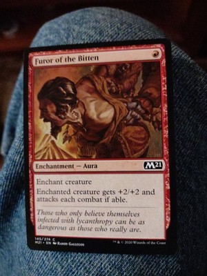 Furor of the Bitten - Magic 2021 Core Set M21 - Magic the Gathering MTG CCG NM+