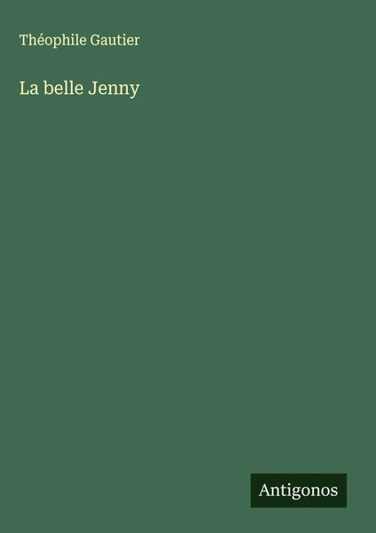 ThéOphile Gautier | La Belle Jenny | Buch | FranzöSisch (2025)-image