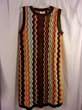Missoni 20Th Anniverary Knit Tank style Mini Dress M NWT