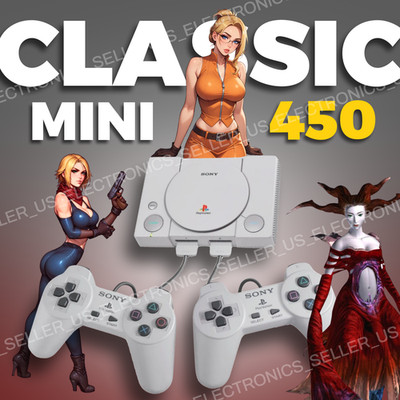 Sony PS1 Mini PlayStation Classic 2018 Edition HDMI Video Games 455 Console