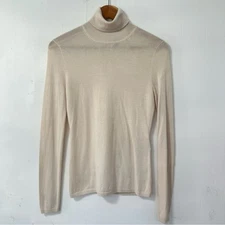 Gabriela Hearst Costa Cashmere Silk Contemporary Classic Turtleneck Top M