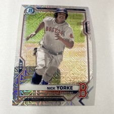K33,235 - 2021 Bowman Chrome Mega Box Prospects Refractors #BCP114 Nick Yorke