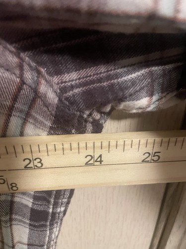 The North Face Shirt Men's Size Large Plaid Brown Long Sleeve Button Up. C2 - Picture 7 of 8