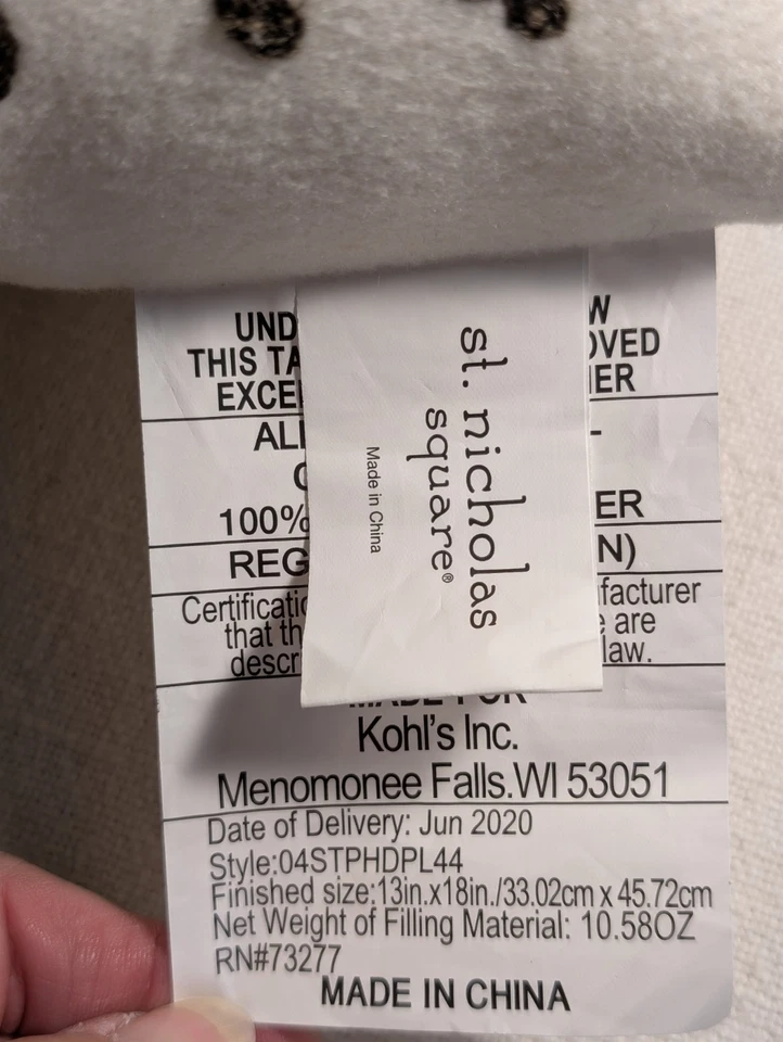 Праздничный лось плед подушка текстурированный, домик, Рождество - Изображение 3 из 4