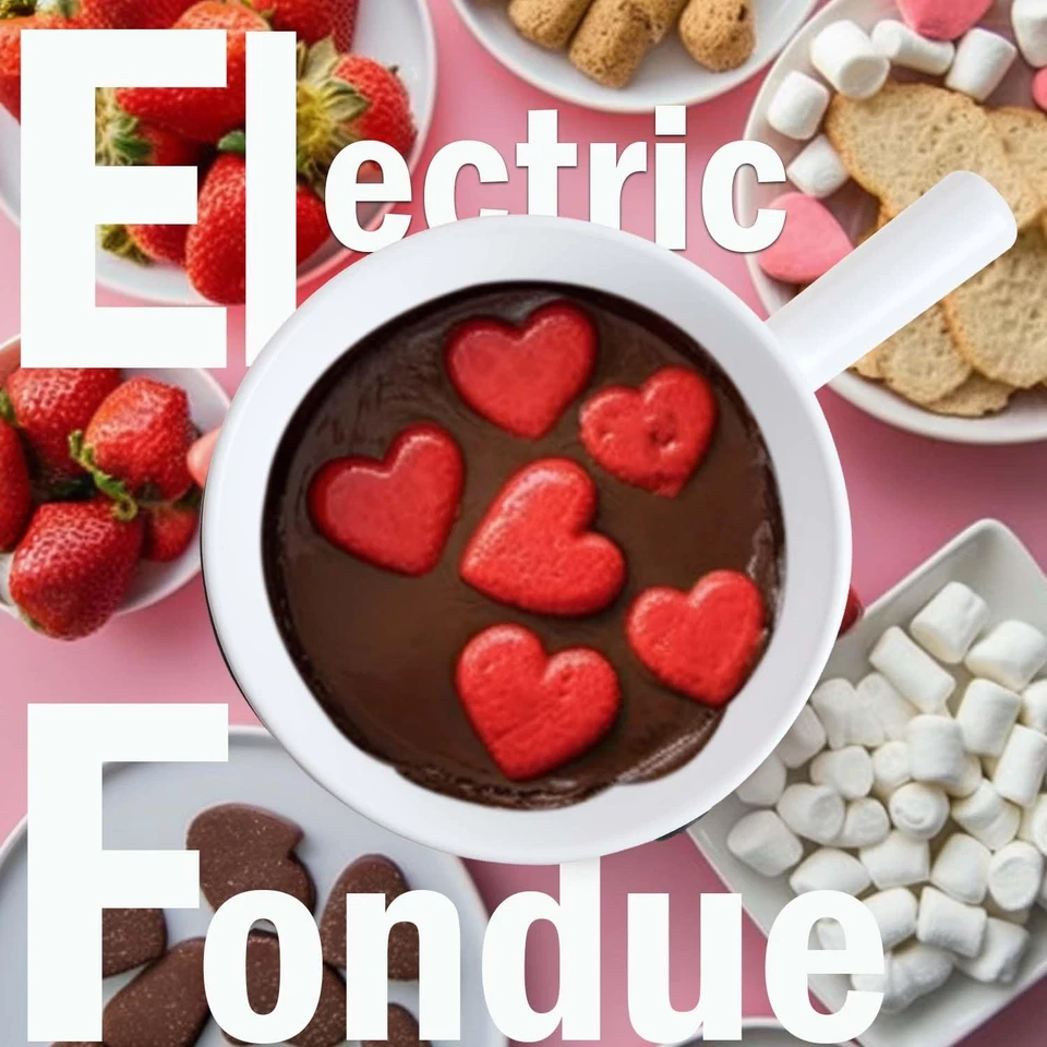 Electric Fondue Pot 2-QT 1500W, Dual-Use Swiss Fondue Set for Cheese & Chocol... - Image 2 of 4
