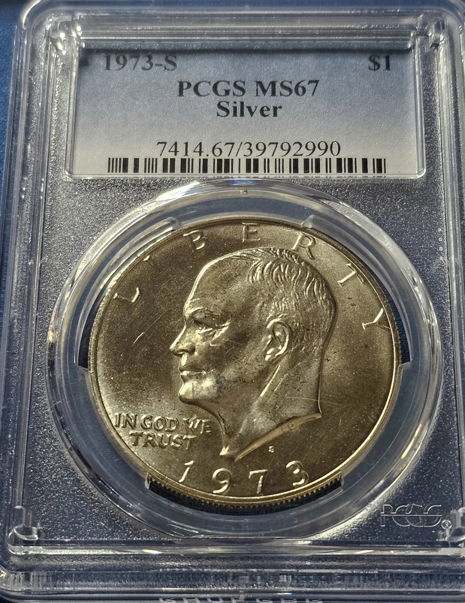 MS 67 Graded 1973 Eisenhower Dollars (1971-1978) for sale | eBay