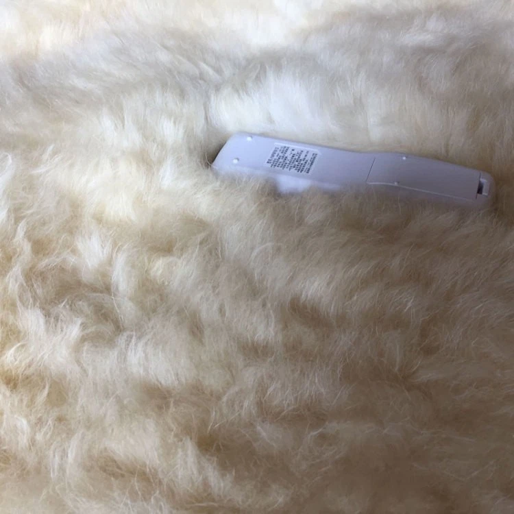 100% Genuine Sheepskin Fluffy Fur Rug 24"*39" Windward Natural Soft Mat US STOCK - Image 2 of 4