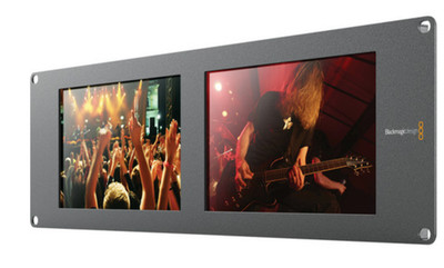 $850 FOR TWO BLACKMAGIC DESIGN SMARTSCOPE DUO 4K RACK-MNTD DUAL 6G-SDI MONITORS