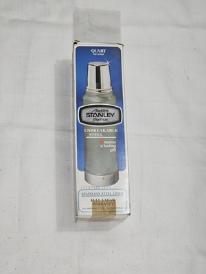 #ad #ad Aladdin Stanley Unbreakable Quart Thermos Vintage $15.00