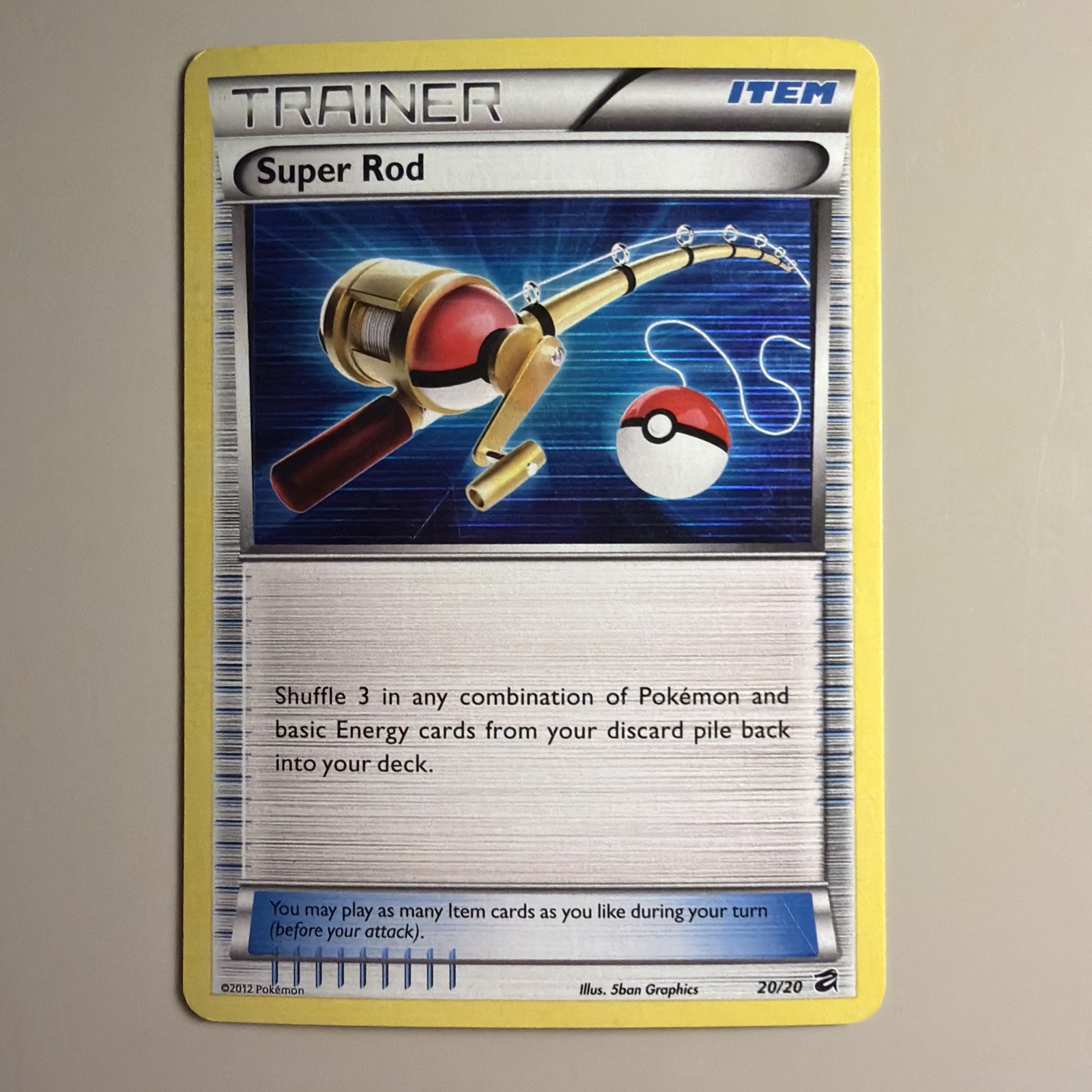 Pokemon Super Rod 20/20 Holo Dragon Vault LP 2012
