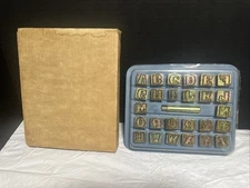 Leather Craft Alphabet Stamp Punch Set 3/4" Stamping Tool Craftool