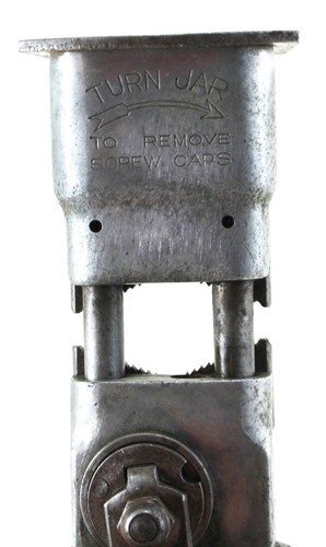 Tacho Glasöffner - Zentralstaaten Mfg - Pat Pending - Drehglas zum Entfernen von Schraubverschlüssen - Bild 4 von 7