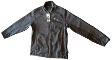 New with Tag Spyder Mens Sweater Jacket Costco L Large Gray Black Brand New NWT