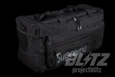 Supreme シュプリーム 18SS Duffle Bag Black 18SS LARGE DUFFLE BAG ブラック（2024/10/28買取） - Supreme
