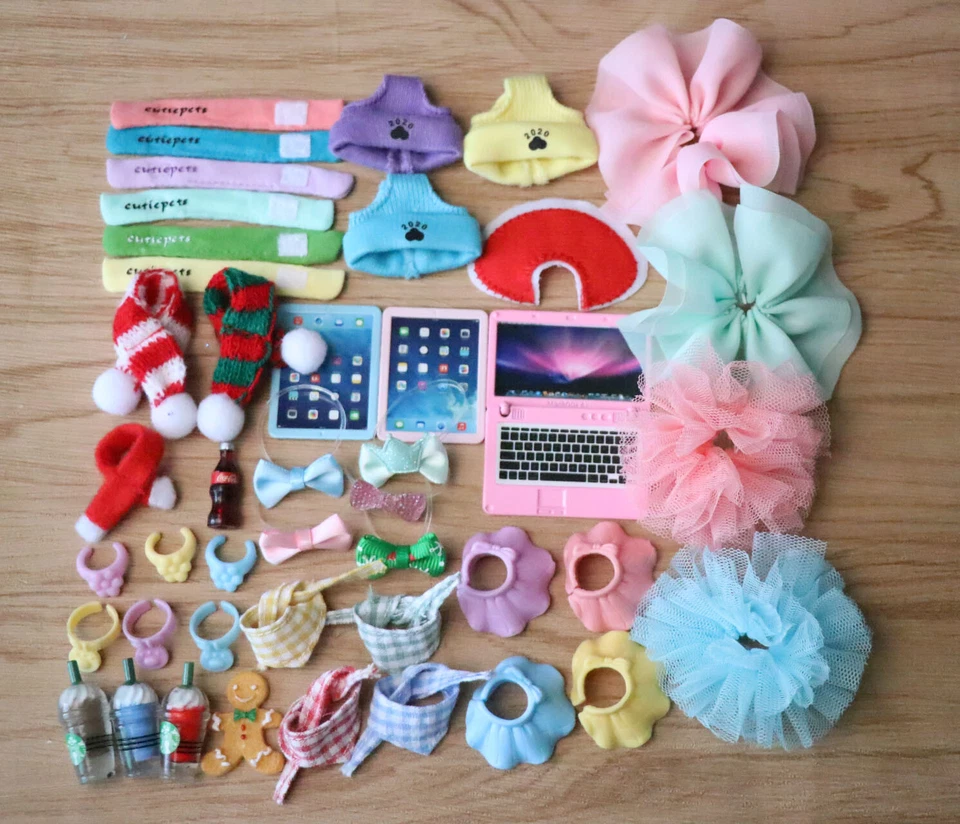 LPS Accesorios Aleatorios 25x Ropa Cuello Arco Bebida Conjunto Para Littlest Pet Shop Foto 4 de 4