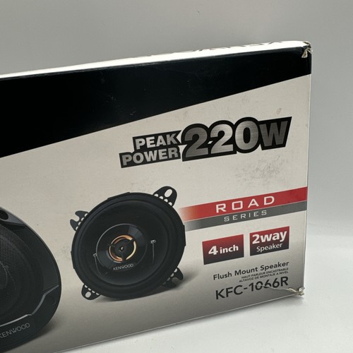 Altavoces coaxiales estéreo de audio para automóvil Kenwood KFC-1066R 220 W máximo 4" 2 vías 4 ohmios - Imagen 3 de 6