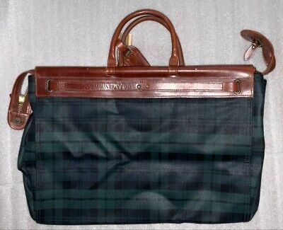 RALPH Polo Ralph Lauren Doctor Bag Boston Check PVC Leather RALPH Polo Ralph Lauren Doctor Bag Boston Check PVC Leather