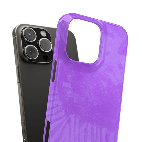 Soft Currents MInimalist Abstract Lilac Art Slim Phone Cases for iPhone 7-16 - Picture 13 of 82