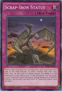 Scrap-Iron Statue - SDSE-EN034 - Common - 1st Edition x3 - Lightly Played