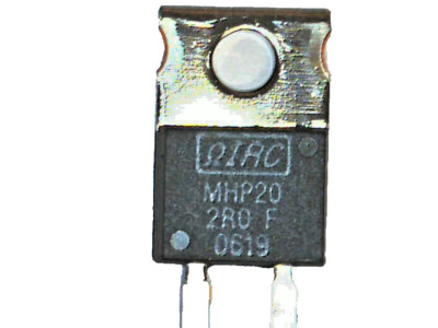   Power Resistor Lastwiderstand 2 Ohm 2R0 20W 1% TO220 IRC TT Electronics MHP20