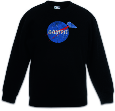 88 MPH Kinder Pullover Pulli Back To The Car Miles per Hour Future Fun Doc