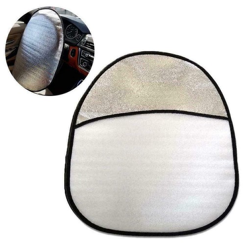 Doppelte Abdeckung Sonnenschutz Auto Silber Anti-Hitze Lenkzubehör Q8* H6M0 Y5G9 - Picture 6 of 11