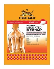 (Original)Tiger Balm Thai Pain Relieving Large 10cm x 14cm 2 Plasters (Pack 6)