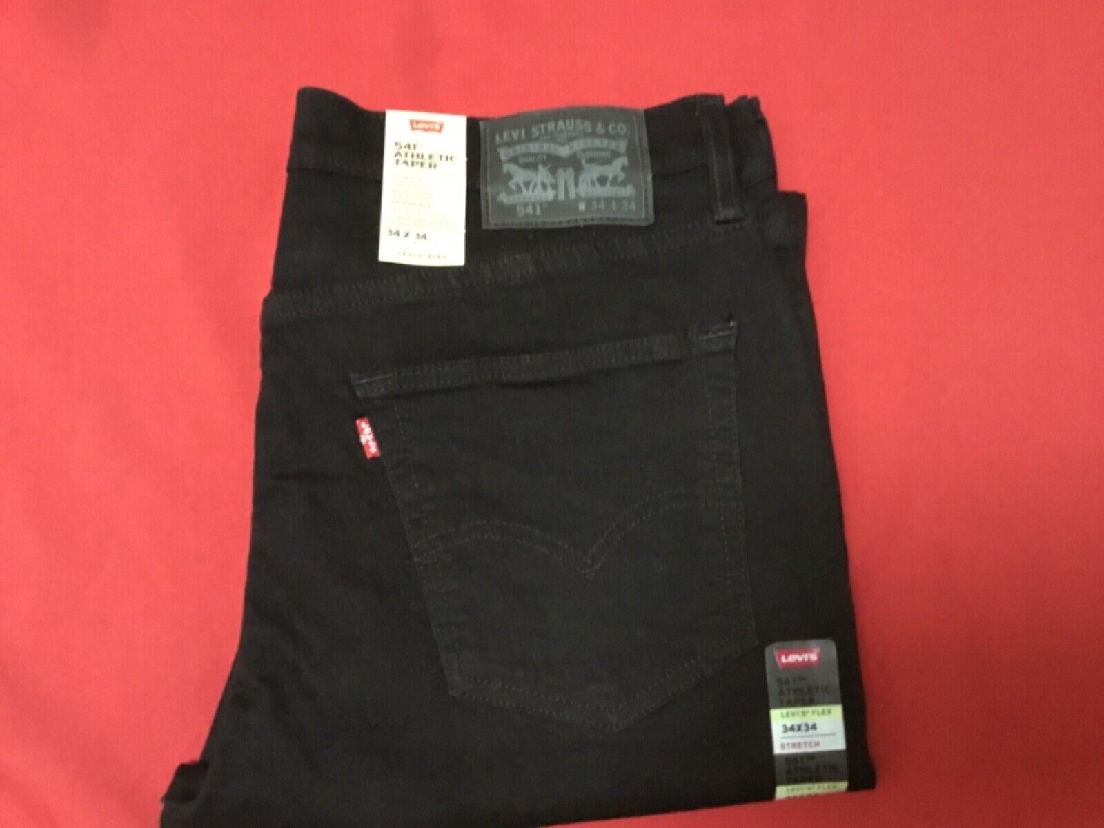 Levi's 541 Athletic Taper Stretch Mens Jeans Pants Black (18181-0345) Size:  Choose | eBay